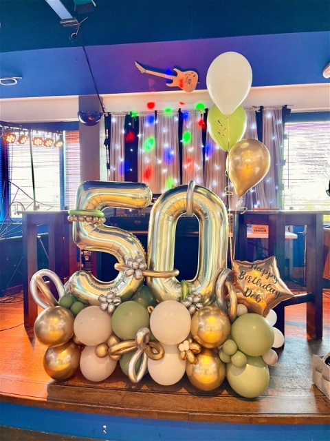Double Number Balloon Stacker Column