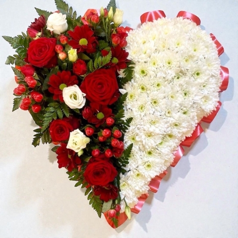 Half heart tribute